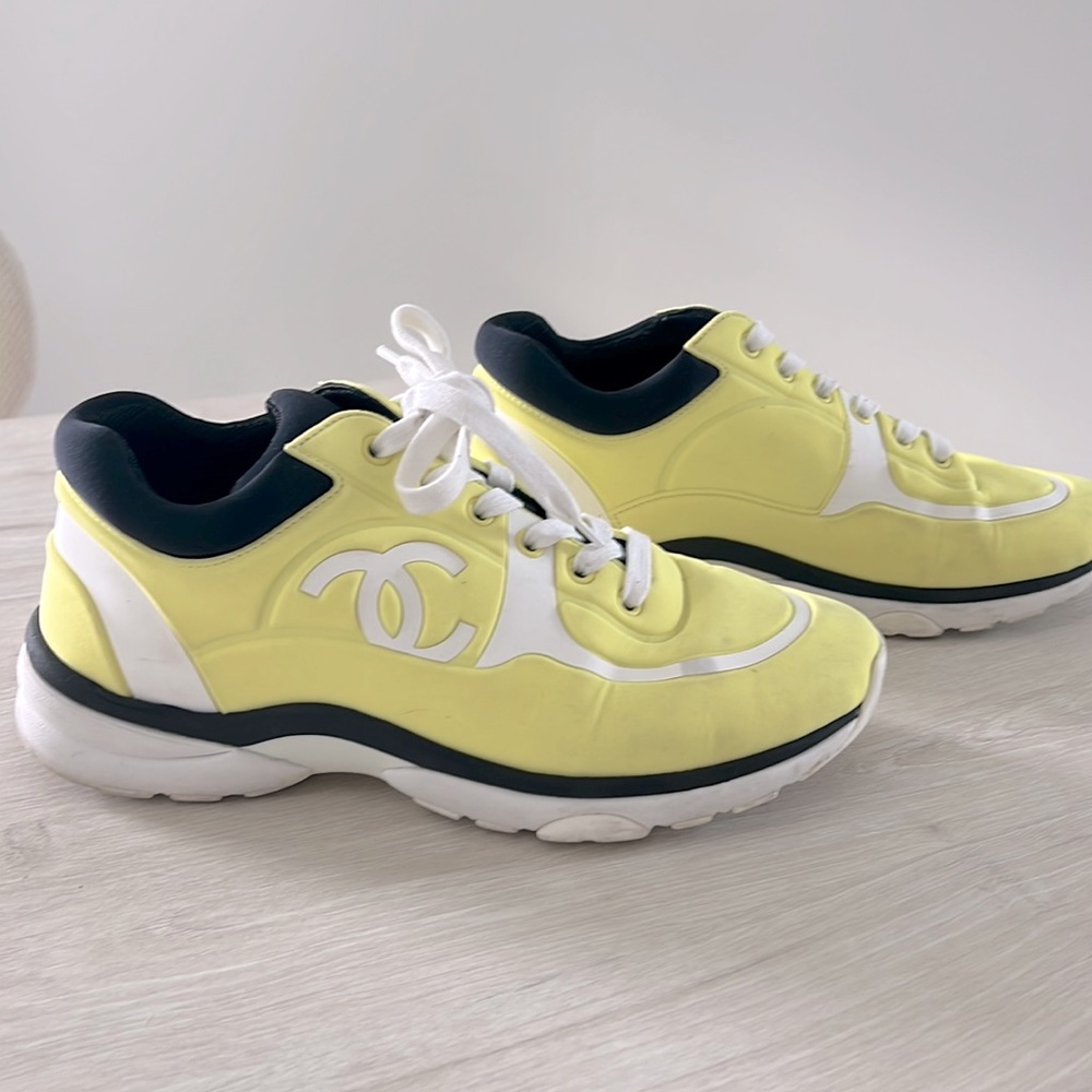 Chanel interlocking chunky sneakers